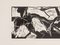 Detlef Hagenbäumer, Deportes, Xilografía sobre papel grueso, Enmarcado, Imagen 5