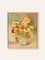 R. Anderberg, Colorful Bouquet of Flowers, 1938, Acrylic on Plate, Framed 2