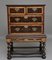 Early 20th Century Laburnam Oyster Chest on Stand in the Style of William & Mary, Set of 2, Image 11
