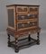 Early 20th Century Laburnam Oyster Chest on Stand in the Style of William & Mary, Set of 2, Image 1