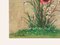 Mohn und Sonnenblumen, 1960er, Ölgemälde auf Teller, gerahmt, 2er Set 8