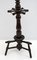 Half-Century Italian Walnut Ground Coat Rack with Umbrella Stand, 1950s 9