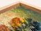 Naturaleza muerta con flores expresionista, óleo sobre lienzo, enmarcado, Imagen 5