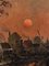 Dorfstrasse in the Sunset, óleo sobre lienzo, enmarcado, Imagen 6