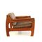 Vintage Teak Armchair with Leather Upholstery, 1960s 3