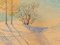 R. Ebster, Winter Landscape, 1946, Watercolor on Paper, Framed, Image 5