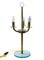 Lampada da tavolo in ottone nello stile di Pietro Chiesa, anni '50, Immagine 2