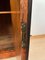 Biedermeier Half-Cabinet, Walnut Veneer, Brass, Southwest Germany circa 1820 20