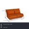 Multy Orange Fabric 3-Seater Sofa from Ligne Roset 2