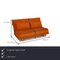 Multy Orange Fabric 3-Seater Sofa from Ligne Roset, Image 2