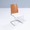 White Leather & Wood Swing Dining Chairs from Calligaris, Set of 8, Image 13