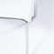 White Leather & Wood Swing Cantilever Dining Chairs from Calligaris 5