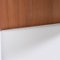 Weiße Freischwinger Esszimmerstühle aus Leder & Holz von Calligaris 8