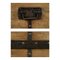 Baule in legno con dettagli in ferro e ottone, Immagine 8
