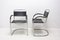 Tubular Steel Cantilever Armchairs, Europe, 1970s, Set of 2 8