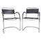 Tubular Steel Cantilever Armchairs, Europe, 1970s, Set of 2, Image 1