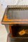 Antiker viktorianischer Schreibtisch aus ebonisiertem & eingelegtem Nusswurzelholz 11