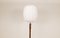 Lámpara de pie Art Déco de abedul teñido, años 30, Imagen 4