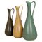 Vases Mid-Century en Céramique par Gunnar Nylund pour Rörstrand, Suède, Set de 3 1