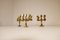 Scandinavian Modern Brass Table Candelabras from Gusum, Sweden, 1970s, Set of 3, Image 6