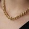 French Interlaced Links 18 Karat Yellow Gold Necklace, 1950s, Image 9