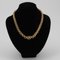 French Interlaced Links 18 Karat Yellow Gold Necklace, 1950s, Image 3