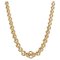 French Interlaced Links 18 Karat Yellow Gold Necklace, 1950s 1