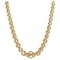 French Interlaced Links 18 Karat Yellow Gold Necklace, 1950s, Image 1