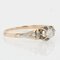 Diamond 18 Karat Yellow Gold Solitaire Ring, 1930s 8