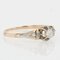 Diamond 18 Karat Yellow Gold Solitaire Ring, 1930s, Image 8