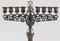 Chandelier de Hanoucca en Argent 4