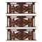 Cast Iron Balcony Gratings, Set of 3 1