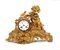 Gilded Bronze Mantel Clock, Image 1