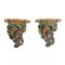 Majolica Console Tables, 1890s, Set of 2 1