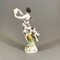 Figurine Fille avec un Tambourin en Porcelaine de Oswald Lorenz 4