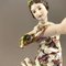Figurine Fille avec un Tambourin en Porcelaine de Oswald Lorenz 2
