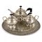 Silver Arabic Style Tea Service Set - 4 Pieces, Image 1
