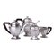 Art Deco Silver Tea and Coffee Set, Set of 4 1