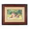 Three Fox Cubs, 1928, Watercolor on Paper, Framed, Image 1