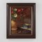 I. Ryazhsky, Still Life with a Mug and Flowers, Oil on Cardboard, Framed 1