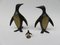Sujetalibros austriacos con forma de pingüino de latón de Walter Bosse, años 50, Imagen 1