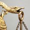 Gilded Bronze Sconces with Shades, 19th Century, Set of 2 5