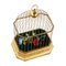 Boîte à Musique Cage à Oiseaux Vintage 3