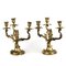 Candelabri Rocaille in bronzo dorato, set di 2, Immagine 3