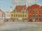 Alexander Yakovlevich Kramarev, Revel, Town Hall Square, Oil on Plywood, Framed 2