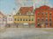 Alexander Yakovlevich Kramarev, Revel, Town Hall Square, Oil on Plywood, Framed, Image 2
