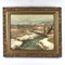 Ludolf Liberts, Landscape in Silvery Tones, 1930, Oil on Cardboard, Framed 1