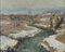 Ludolf Liberts, paisaje en tonos plateados, 1930, óleo sobre cartón, enmarcado, Imagen 2