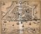 City Plan of Riga, Mid-17th Century, Matiass Merians (1593-1659), 2