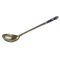 Russian Silver Cloisonne Enamel Teaspoon with Twisted Handle, Image 4
